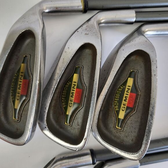 Gemini Professional Tour Golf Clubs Irons 4 6 7 9 PW, RH Stiff Graphite Shaft - Picture 3 of 12